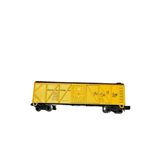 N SCALE ATLAS 2368 MUNCIE S WESTERN RR WOOD BOX CAR - Picture 4 of 7